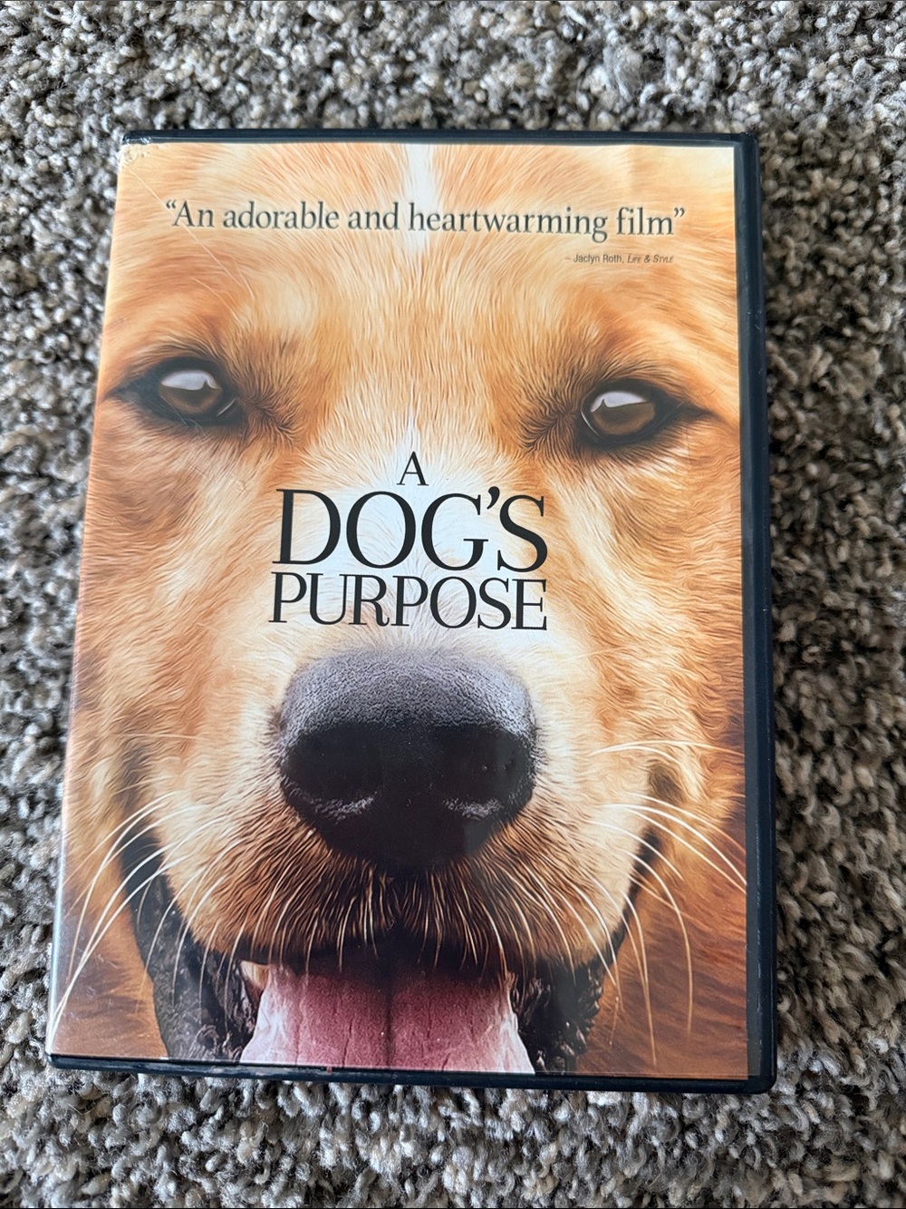 A Dog's Purpose (Golden) DVD - Heartwarming Dog Film